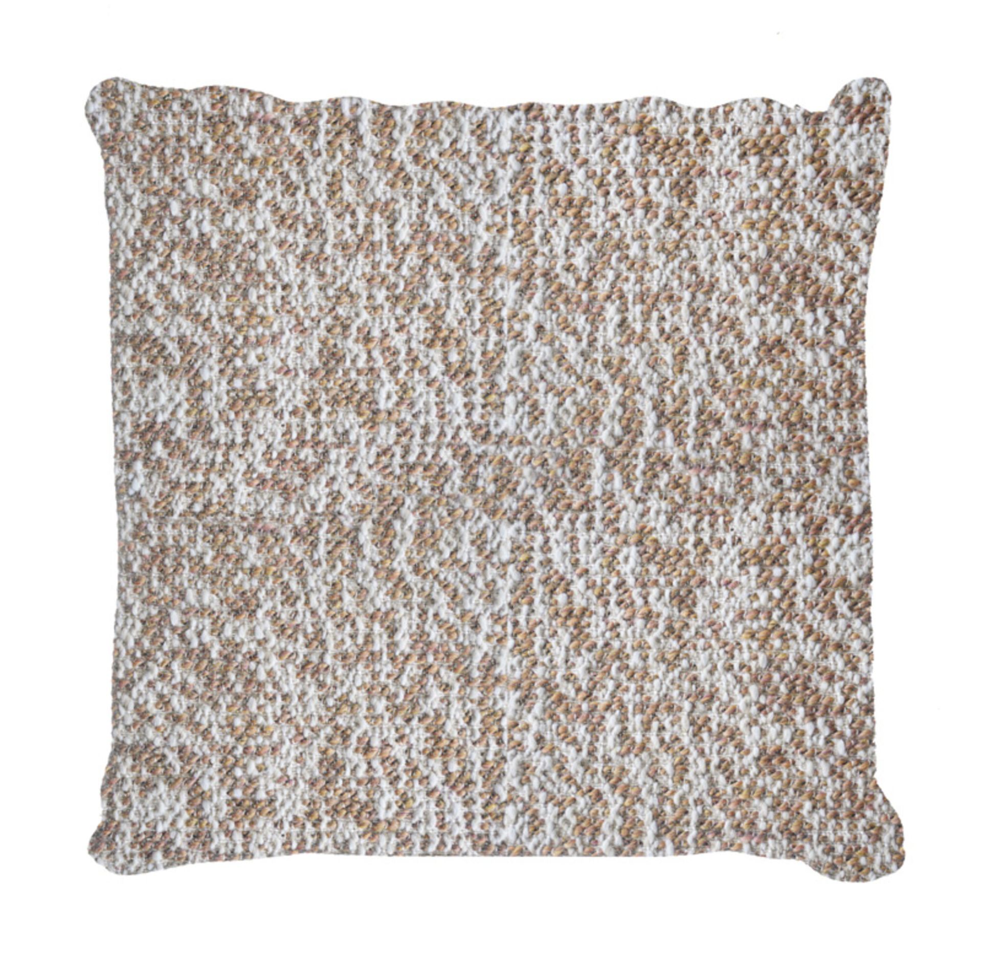 Decorative cushion rusty stains